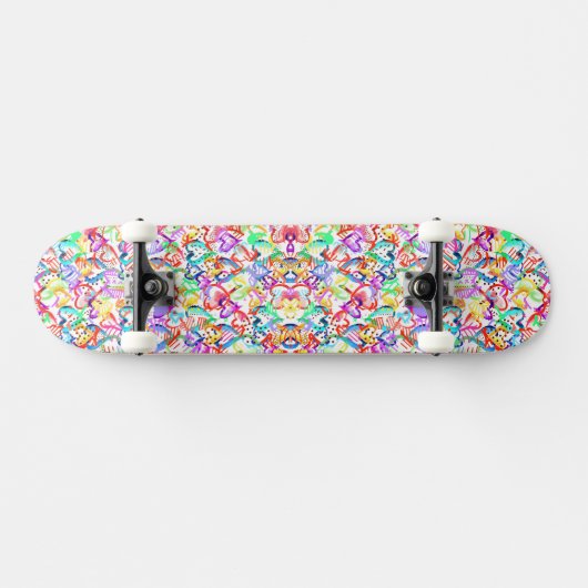 Niedliche Herzmuster Case-Mate iPhone cas Skateboard (Horizontal)