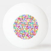 Niedliche Herzmuster Case-Mate iPhone cas Tischtennisball (Rückseite)