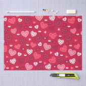 Niedliche Herzmuster Seidenpapier (Handwerk)