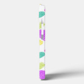 Niedliche Herzpastel Valentine Liebe Monogramm Case-Mate iPhone Hülle (Rückseite / Links)