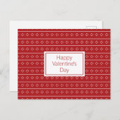 Niedliche Herzstil 4 Postkarte (Vorne/Hinten)