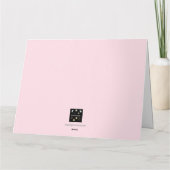 NIEDLICHE HERZWERKKARTE KARTE (Rückseite)