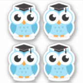 Niedliche Heuschrecken aus Abschluss mit schwarzen Aufkleber (Vorderseite)