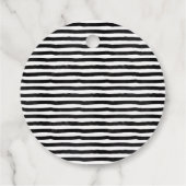 Niedliche Hexe im Lila HutHalloween Geschenkanhänger (Rückseite)