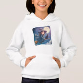 Niedliche Hexe mit Cat Hoodie (Vorderseite)