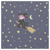 Niedliche Hexe Stoff (Nahaufnahme)