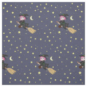 Niedliche Hexe Stoff (Muster)