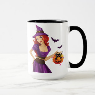 Niedliche Hexe Tasse