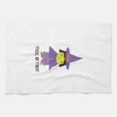 Niedliche Hexe - Trick oder Behandlung Küchentuch (Horizontal)