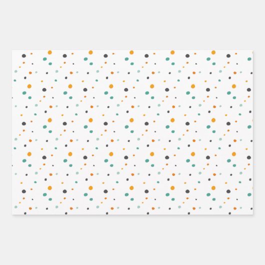 Niedliche Hexe und Kürbis personalisiert Geschenkpapier Set (Vorderseite 3)