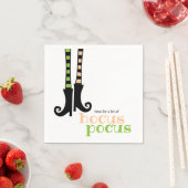 Niedliche Hexen-Strumpf Stiefel Hocus Pocus Hallow Serviette (Beispiel)