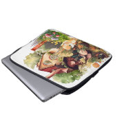 Niedliche Hexen- und Foxelektronik-Tasche Laptopschutzhülle (Vorne Knopf)