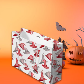 Niedliche Hexenhats glückliches Halloween Große Geschenktüte