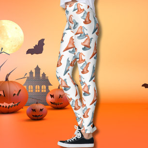 Niedliche Hexenhats glückliches Halloween Leggings