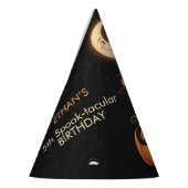 Niedliche Hexenkatze und Pumpkin Geburtstag Partyhütchen (Links)