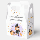Niedliche Hexenkessel Halloween Gefälligkeitsbox Geschenkschachtel (Geöffnet)