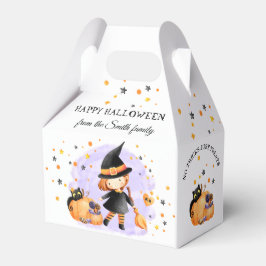 Niedliche Hexenkessel Halloween Gefälligkeitsbox Geschenkschachtel