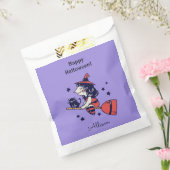 Niedliche Hexenkessel Halloween individuelle Name  Geschenktütchen (Versiegelt)