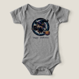 Niedliche HexenkHalloween-Kostüme D3 Baby T-shirt