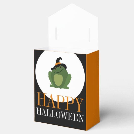Niedliche Hexenktoad, Halloween Geschenkschachtel (Geöffnet)