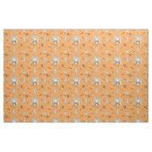 Niedliche Hexenmädchen mit Fledermäusen Stoff (Fat Quarter (45,7 x 55,9 cm))