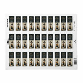 Niedliche Hexenweih-Halloween-Rücksendeadresse (Vorne)