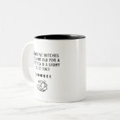 Niedliche Hexenweiße Tee Ansammlung Kaffee Tasse C (Vorderseite Links)