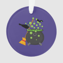 Niedliche Hexenzange mit Blick auf einen blühenden