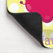Niedliche Himbeere-Cartoon-Abbildung Mousepad (Ecke)