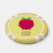 Niedliche Himbeere-Cartoon-Abbildung Pokerchips (Einzeln)