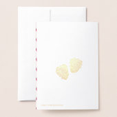 Niedliche Himbeeren Aquarellbilder Folienkarte (Rückseite mit Umschlag)