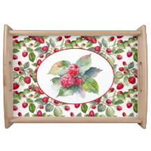 Niedliche Himbeeren Wasserfarbe