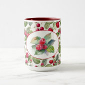 Niedliche Himbeeren Wasserfarbe Tasse (Zentrum)