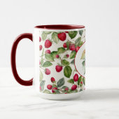 Niedliche Himbeeren Wasserfarbe Tasse (Links)