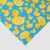 Niedliche Himmelblau-Gummienten Seidenpapier (Ausschnitt)
