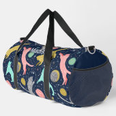 Niedliche Himmelskatzen Personalisiert Duffle Bag (Rechte Ecke)