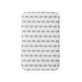 Niedliche HINTERGRUNDFARBE Badematte (Vorderseite Vertikal)