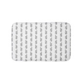 Niedliche HINTERGRUNDFARBE Badematte (Vorderseite)