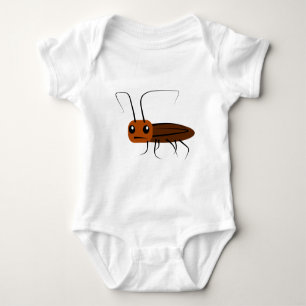Niedliche Hinterwelle Baby Strampler