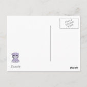 Niedliche Hippie-Cartoon-Kinder Postkarte (Rückseite)