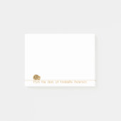 Niedliche Hippie Cat Personalize Notes Post-it Klebezettel (Vorderseite)