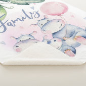 Niedliche Hippie-Familie | Dekor Sherpadecke (3/4)