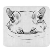 Niedliche Hippie Schneidebrett (Vorderseite)