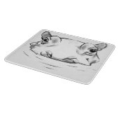 Niedliche Hippie Schneidebrett (Ecke)