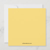 Niedliche Hippo & Birdie Baby-Dusche Einladung (Rückseite)