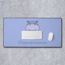 Niedliche Hippo-Desk-Mat