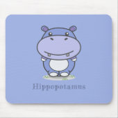 Niedliche Hippo-Maus-Pad Mousepad (Vorne)