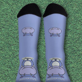 Niedliche Hippo Socks Socken