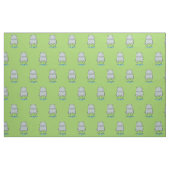 Niedliche Hippo Springen Cartoon-Abbildung Stoff (Fat Quarter (45,7 x 55,9 cm))