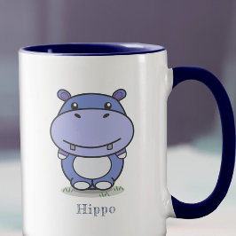 Niedliche Hippo-Tasse Tasse